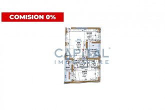 Apartament cu 2 camere semidecomandat in Marasti