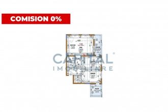 Apartament cu 3 camere semidecomandat in Marasti