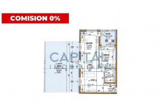 Apartament cu 2 camere semidecomandat in Marasti