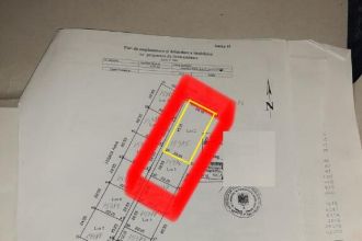 23Euro/mp Teren intravilan de constructii Chercea 1000 mp
