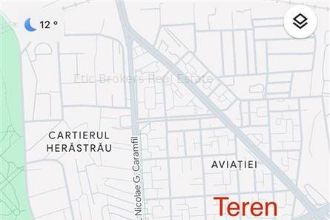 Vanzare teren Aviatiei, zona Caramfil, 2165 mp, pretabil proiect imobiliar