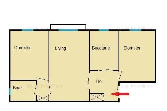 Vanzare apartament 3 camere Manastur zona Flora, Cluj-Napoca