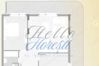 Apartament 2 camere, semifinisate, 55.5 mp, Zona Eroilor