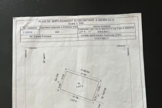 Teren Constructii intravilan de 440 mp, in Costinesti