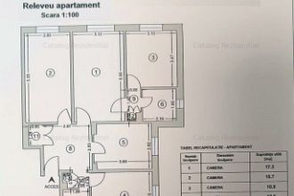 Vanzare apartament 4 camere - Teiul Doamnei - Stradal - vedere spate