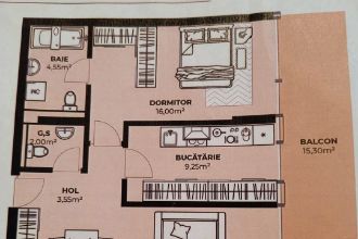 Vand apartament 2 camere