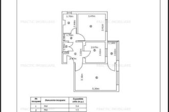 Apartament cu 2 camere in Mazepa 2