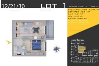 Super Oferta Apartament 2 camere tip studio in zona Theodor Pallady