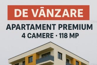 Apartament 4 camere o Bloc nou o Finisaje premium o 118 mp(boxa inclusa)