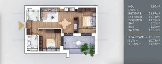 Oferta Apartament 3 camere decomandat Pallady Direct Dezvoltator 0 Comision