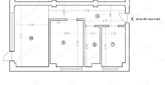 Apartament de vanzare, cu 2 camere, 55 mp, zona Veteranilor
