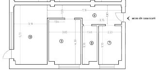 Apartament cu 2 camere decomandat in Exterior Sud