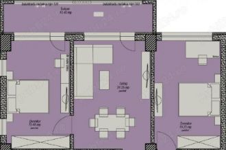 Nord Residence Corp 1, apartament 27 Etaj 2
