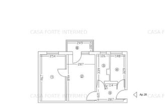 Apartament 2 camere Tomis Nord, Ciresica 64.000 Euro