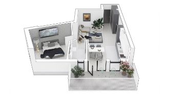Apartament cu 2 camere semidecomandat in Mehala