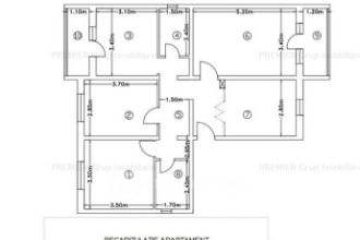 Etaj 3! Apartament 4 camere 2 bai, CUG, 89mp