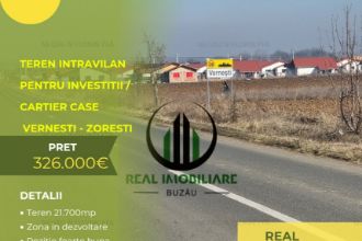 Teren investitii / cartier case / - Vernesti - Zoresti