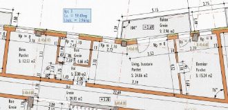 Apartament cu 3 camere semidecomandat in Marasti