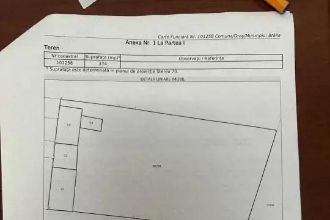 Teren intravilan zona Lic Balcescu Suprafata 374 mp 2 deschideri 220 euro mp
