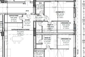 Penthouse cu 3 camere decomandat in Central