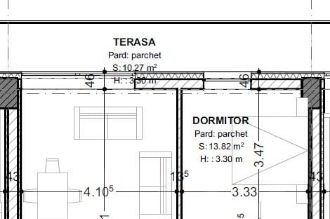 Apartament cu 2 camere semidecomandat in Central