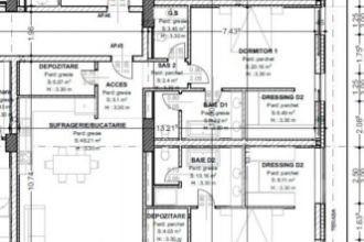 Penthouse de vanzare, cu 3 camere, 148 mp, terasa 62 mp, zo