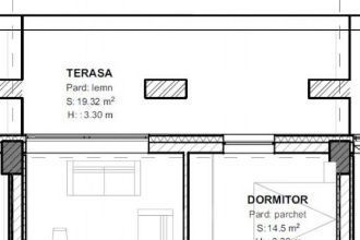 Apartament de vanzare, cu 2 camere, 71 mp, terasa 19 mp, zo
