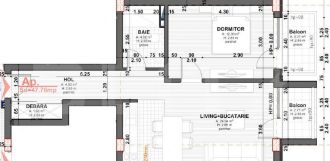 Apartament cu 2 camere, 48 mp, parcare, zona primarie Apahid