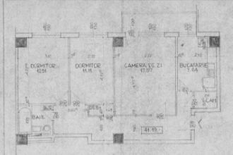 Apartament cu 3 camere decomandat, mobilat in Titulescu