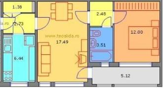Apartament cu 2 camere semidecomandat, mobilat in Baba Novac