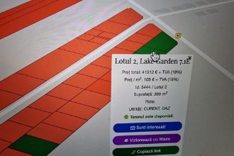 LOT DISPONIBIL IN LAKE GARDEN 7.1E OPORTUNITA